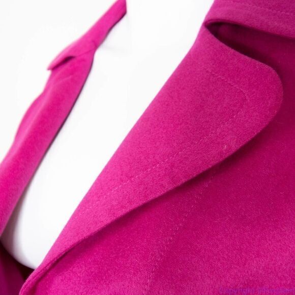Akris Punto Barbie pink jacket with cinch, size 8 - Picture 6 of 16